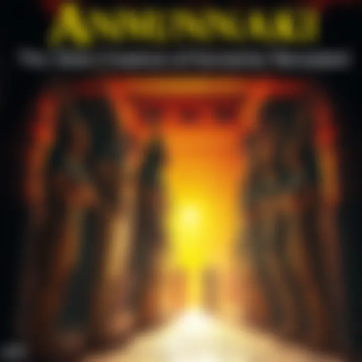 Anunnaki figures depicted in Sumerian art, showcasing their features and attire, symbolizing their connection to humanity's origins.