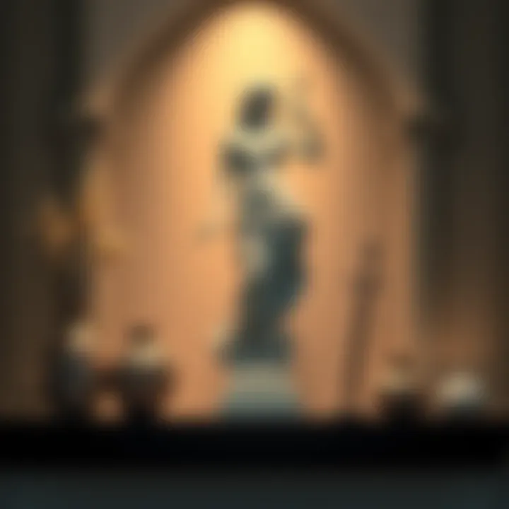 A beautifully crafted Aphrodite statue placed elegantly on a shelf, surrounded by decorative elements, showcasing its aesthetic appeal without religious context.