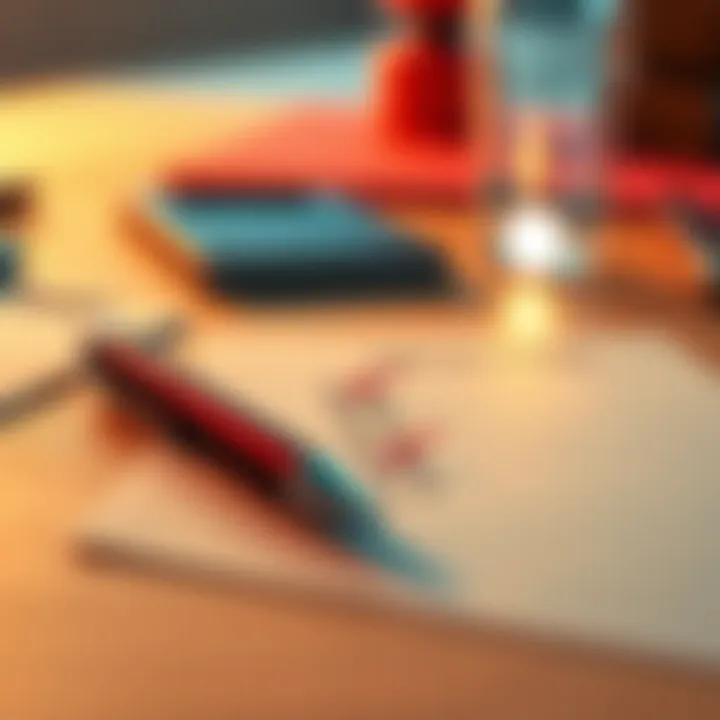 A checklist and a pen on a desk, symbolizing the application process for a program.