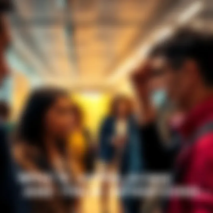 Understanding Approaching Intentions Visual representation of analyzing gestures and expressions of people approaching