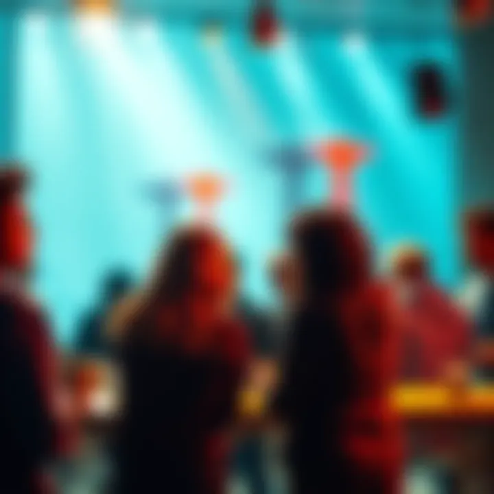 Participants sharing thoughts and experiences about the Aquarius zodiac sign in a community setting