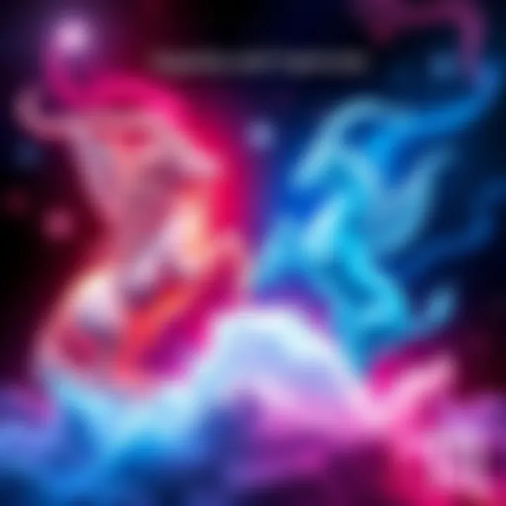 Aquarius and Capricorn Signs A visual representation of the Aquarius and Capricorn zodiac signs, showing their symbols and colors, symbolizing their compatibility in relationships.