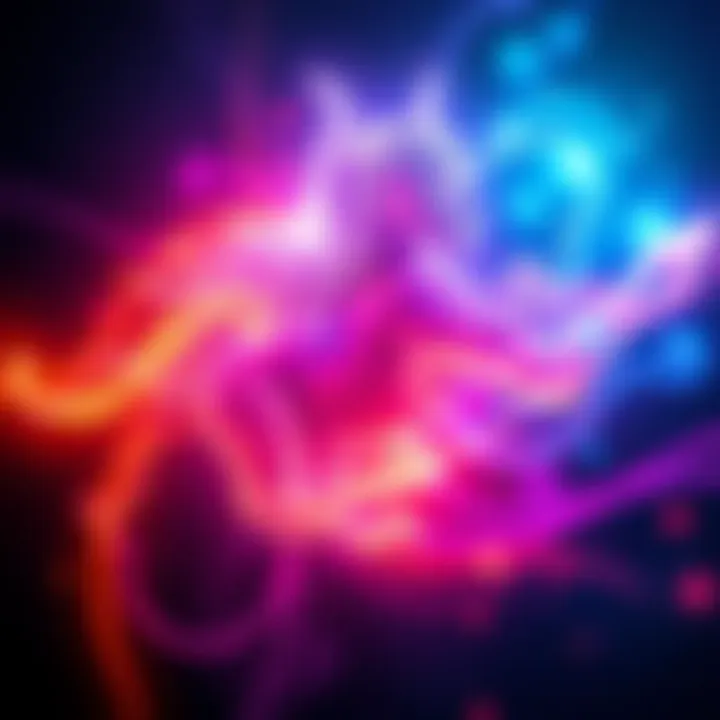 Aquarius Symbol with Energy Waves Aquarius zodiac symbol surrounded by colorful energy waves, representing inner strength and protection.