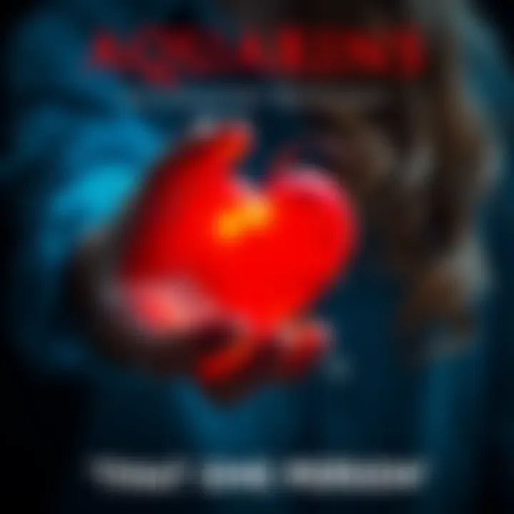 An Aquarian holding a heart-shaped object, symbolizing deep emotions tied to a significant past relationship.