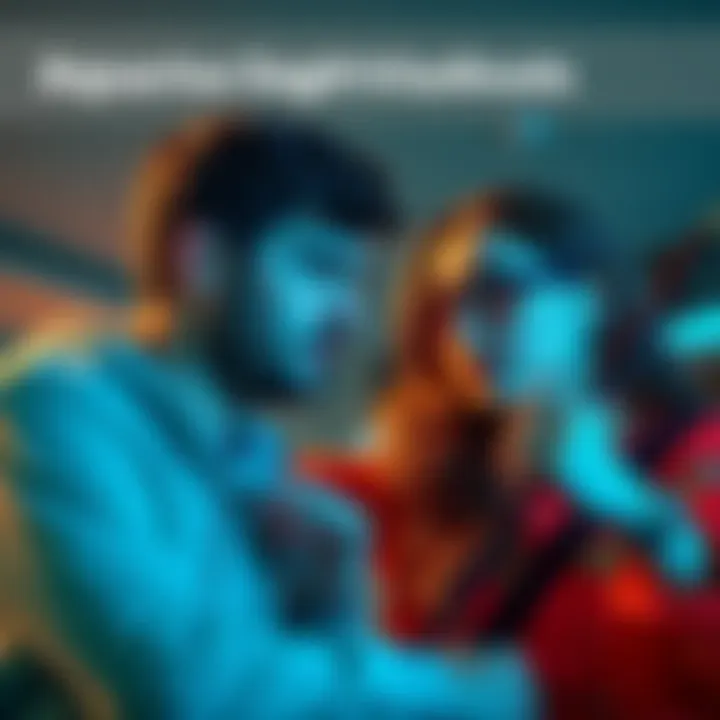 Aquarius and Sagittarius friendship An Aquarius person and a Sagittarius person engaging in conversation, showing contrasting emotions and communication styles, with one looking thoughtful and the other animated.