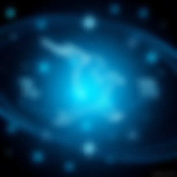 Illustration of the Aquarius zodiac sign with stars and a blue background, symbolizing trust and exclusivity in relationships.