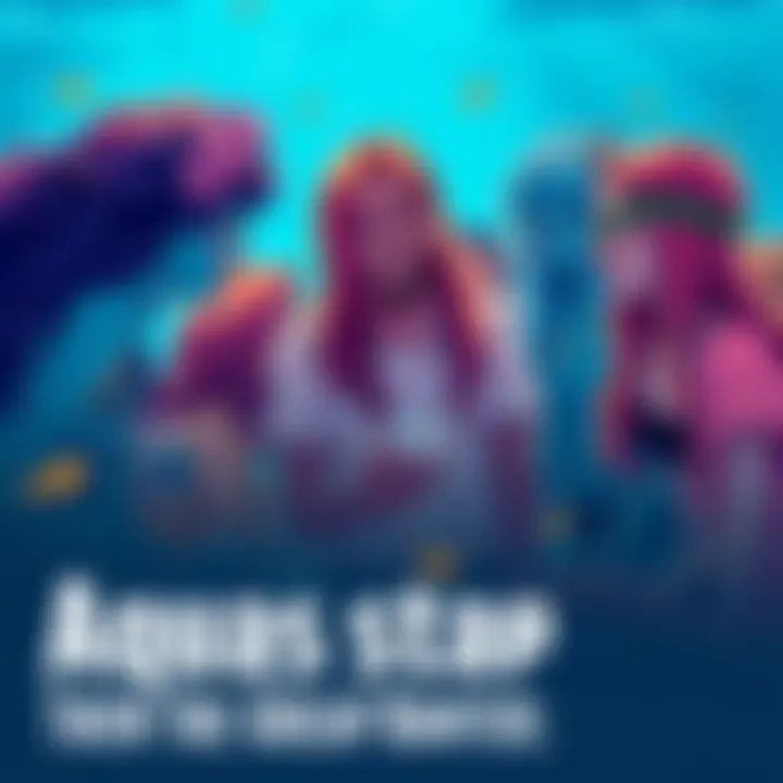 A group of Aquas chatting animatedly, showcasing their humor and vibrant personalities.