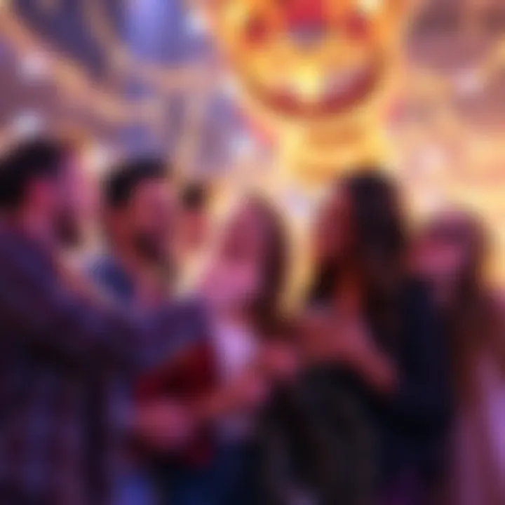 A group of friends joyfully discussing their admiration for Aries personalities with bright expressions and laughter.