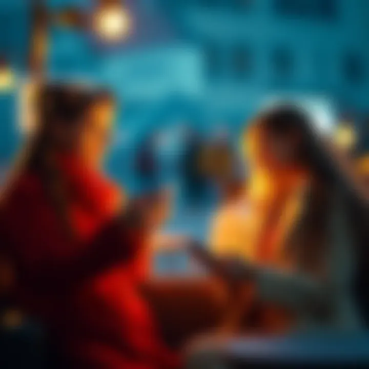 Aries and Sagittarius engage in a lively texting exchange, showcasing their astrological personalities and playful tension before work.