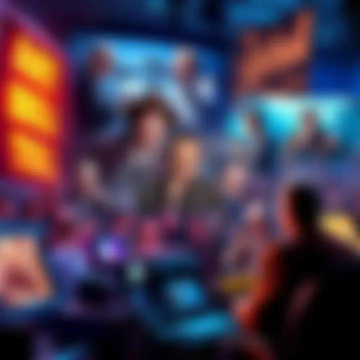 A collage of memorable moments from Art Bell's radio shows, featuring iconic guests and themes, evoking nostalgia for late-night talk radio.