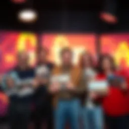 Guests of Art Bell's show holding various interesting photos during an episode