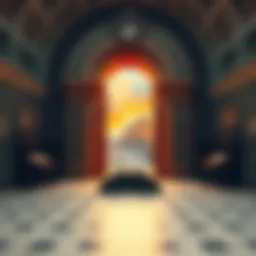 Artwork in the Louvre depicting what looks like a portal to another planet