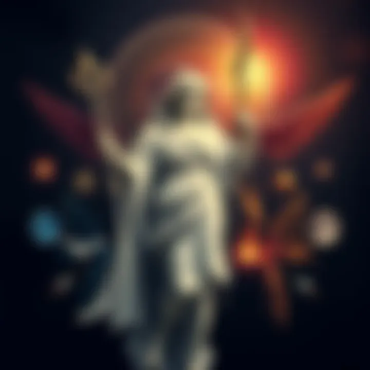 A statue of Artemis surrounded by symbols of femininity and nature, representing inclusion of both trans and cis girls in worship.