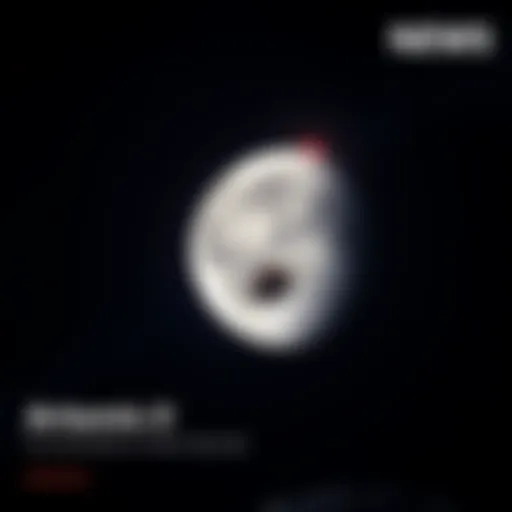 Artemis II spacecraft crossing the dark side of the moon with communication blackout.