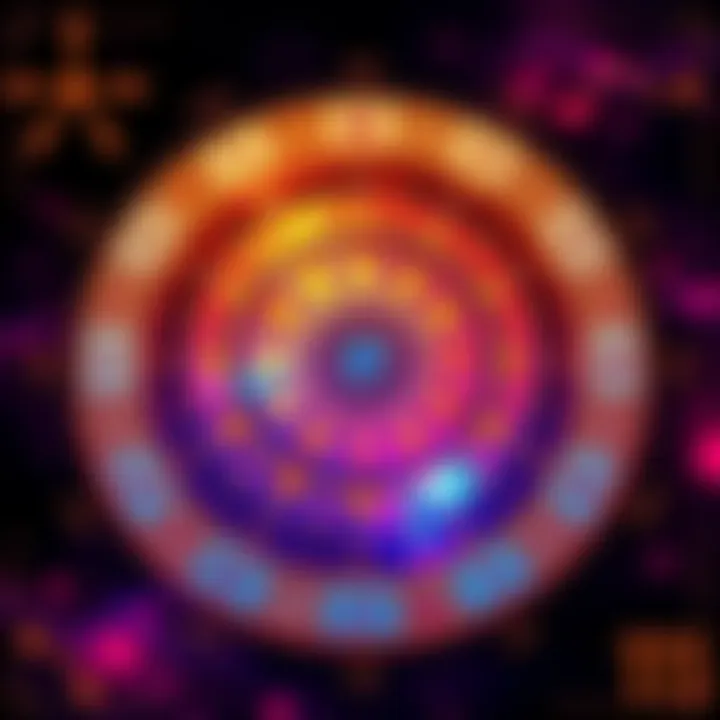 A colorful birth chart displaying astrological symbols and dodecatemoria sections, showcasing their potential influence on life decisions.