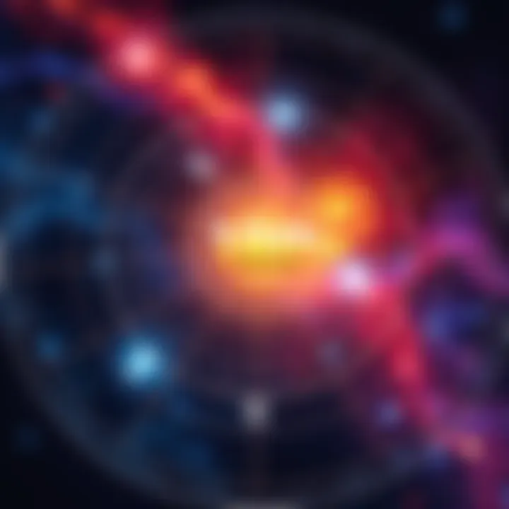 An astrological chart showing various house placements with a focus on the 10th house, symbolizing career and public life