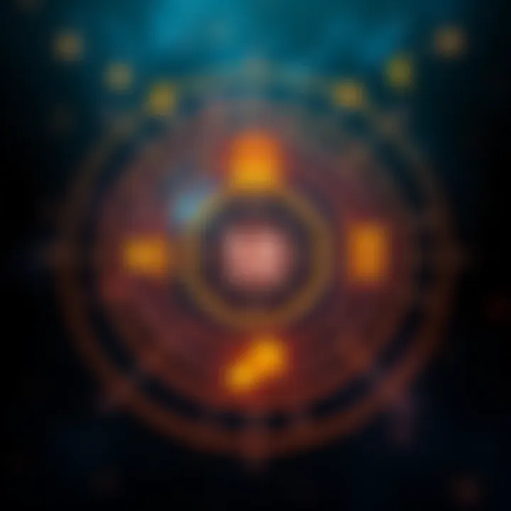 An astrological chart showing various houses with the 12th House emphasized, symbolizing its significance in productivity, creativity, and personal growth.