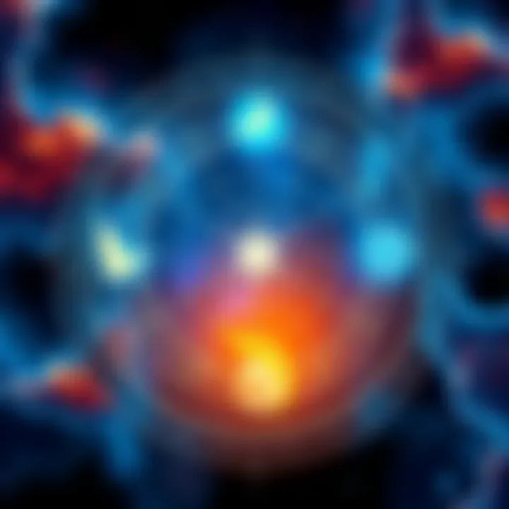 An illustration of an astrological chart highlighting the 8th house with symbols representing transformation and relationships