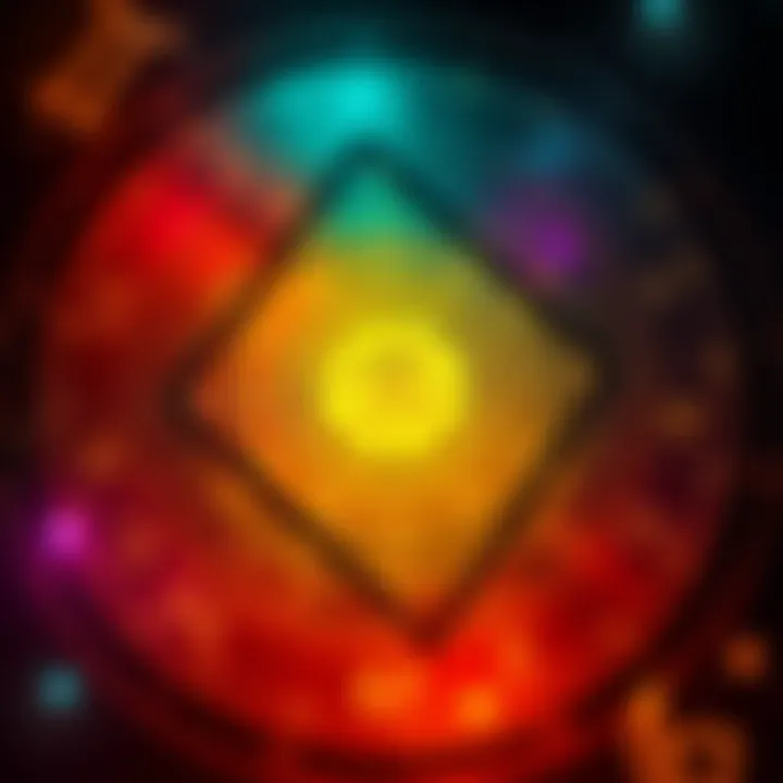 A colorful natal chart showing astrological symbols and degrees, highlighting Gemini and Virgo elements.