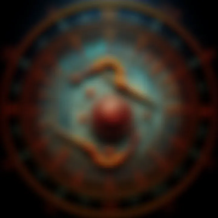 An astrological chart featuring symbols for Mars and Venus, showing their conjunction positions, surrounded by zodiac signs.