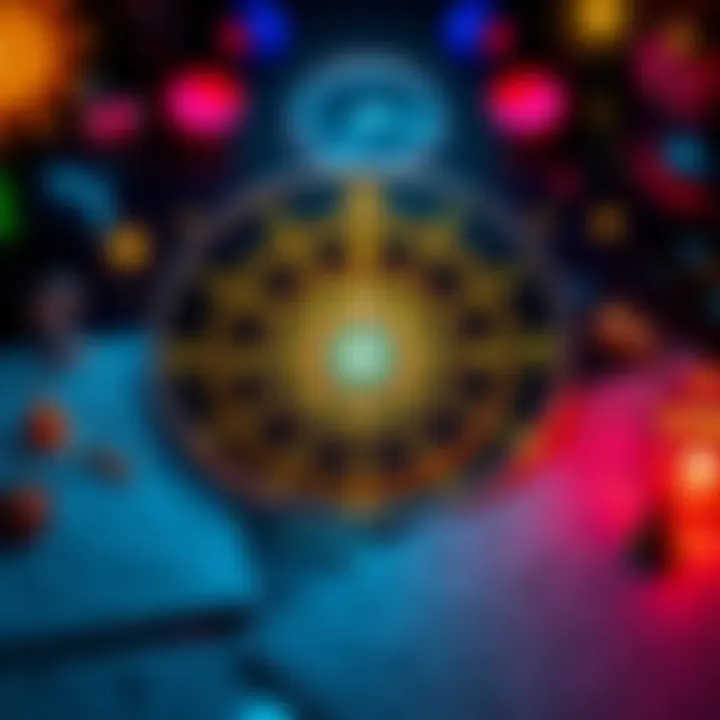 Astrological Chart Reading Offer A colorful display of astrological symbols and charts inviting people for free chart readings