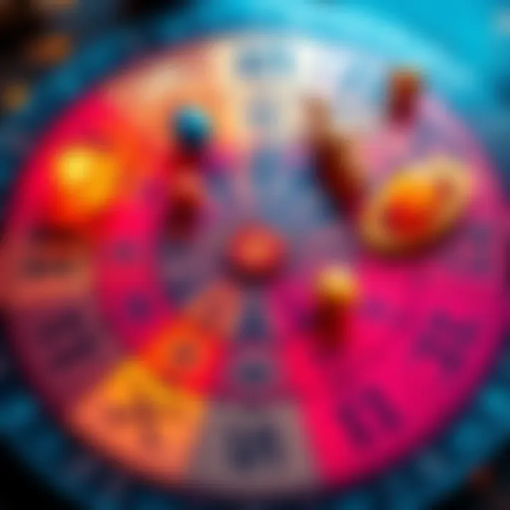 Astrological Chart with Symbols A colorful astrological chart featuring zodiac signs and planets, highlighting key placements related to intimacy and satisfaction.