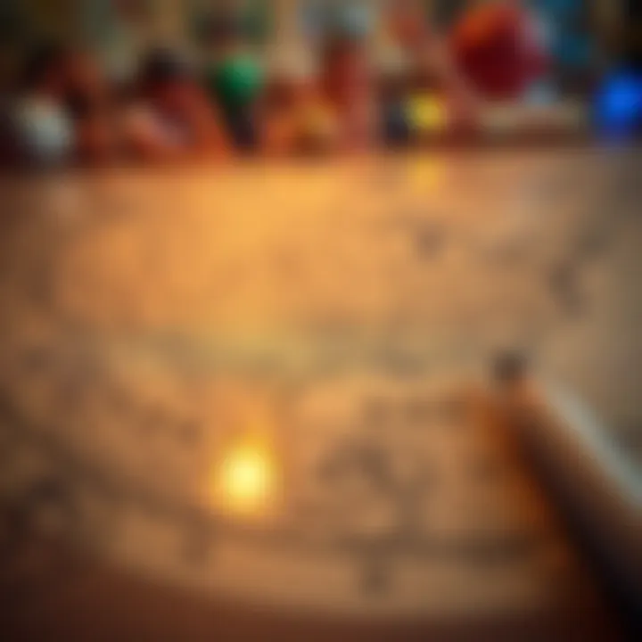 An astrological chart with zodiac signs and a map of the United States, symbolizing the connection between astrology and foreign settlement.