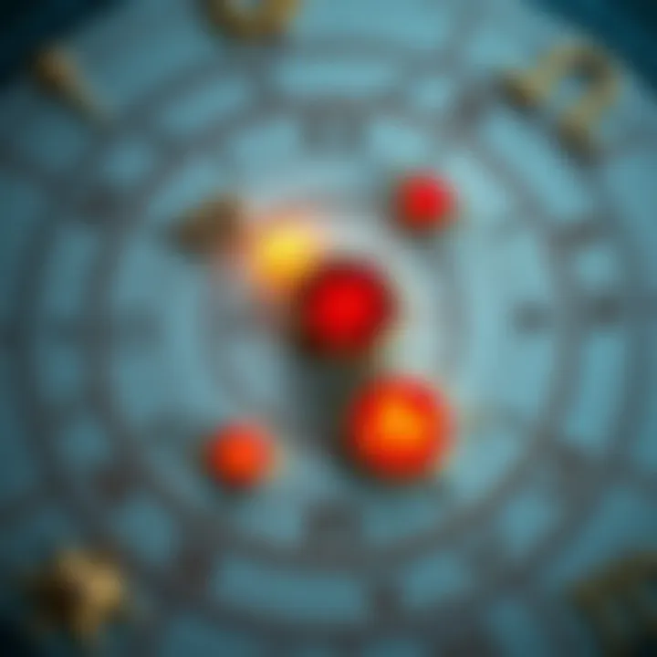 An astrological chart showcasing symbols for Venus and Mars, with highlighted areas indicating Rahu and Venus placements. The chart represents insights into cheating tendencies based on astrology.