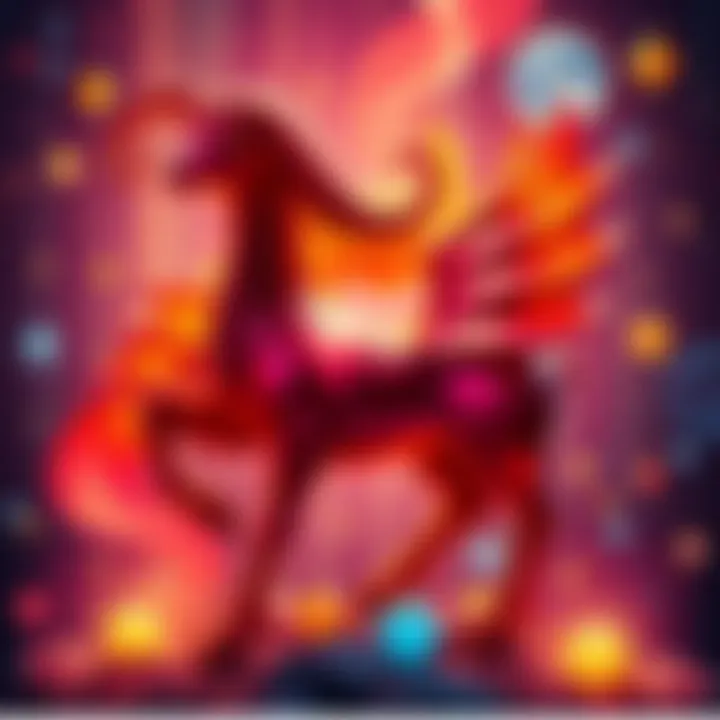 A vibrant representation of astrological symbols related to the Aries sign, inviting discussion on favorite placements.