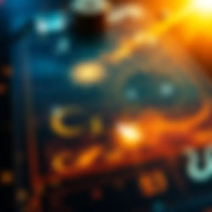 Astrological Insights A captivating interpretation of a birth chart with celestial elements