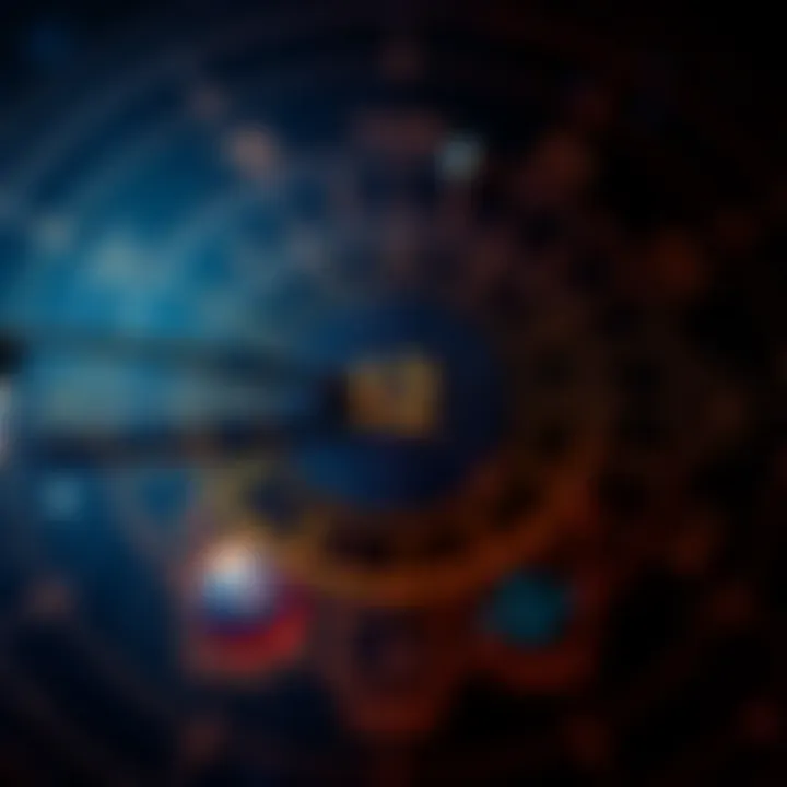 An astrology chart highlighting the 12th house, with stars and planets symbolizing deeper insights.