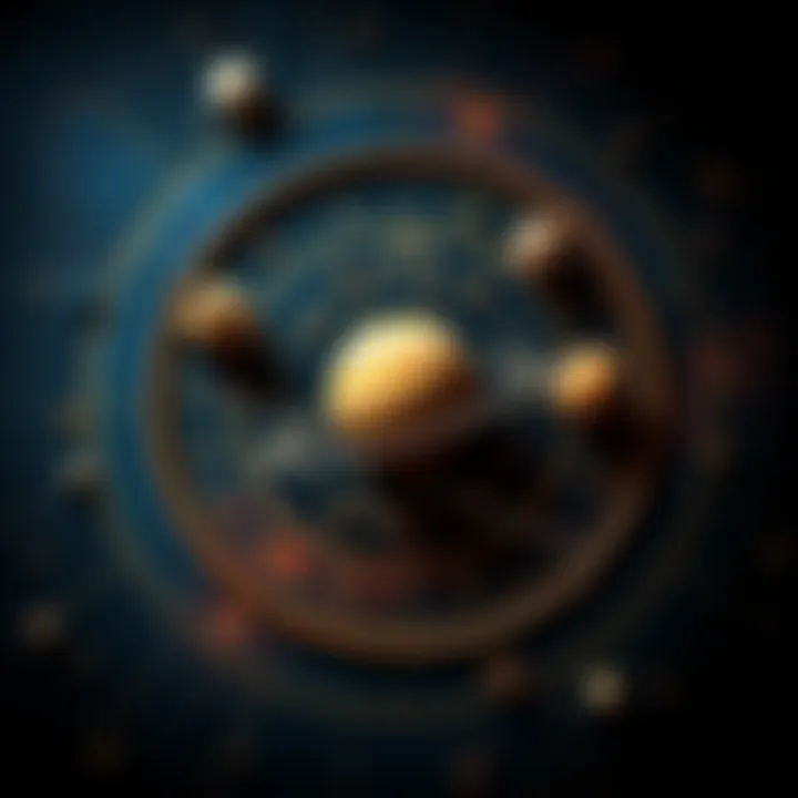 An astrology chart with planets in various positions, symbolizing emotional impacts of planetary movements.