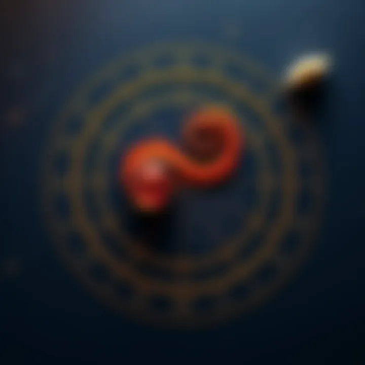 An astrology chart featuring the celestial nodes Rahu and Ketu, symbolizing beliefs about reincarnation and the afterlife.
