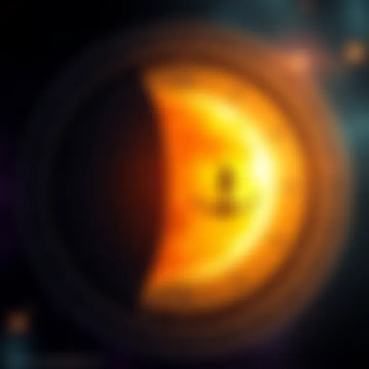 Astrology Chart with Sun and Moon An astrology chart showing the sun in the 10th house and the moon in the 5th house, with an empty 4th house, representing a question about lifespan implications.