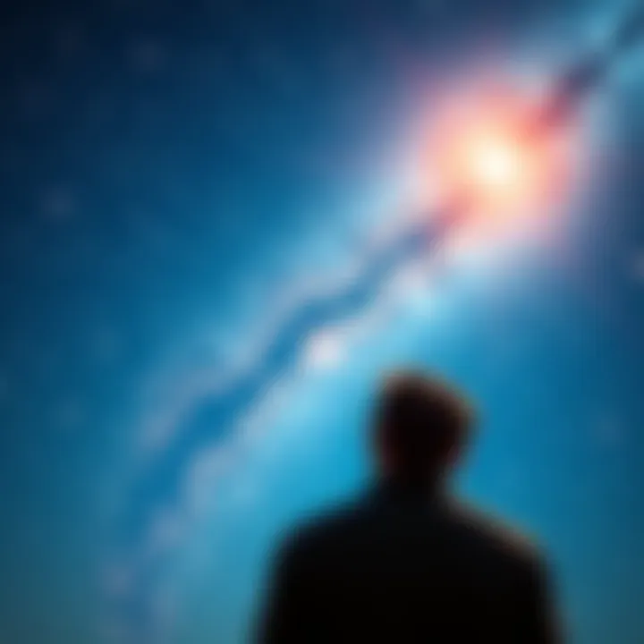 A person looking at a starry sky, symbolizing astrology and spiritual advice for sun signs