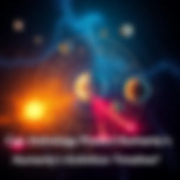 Astrology Predictions A celestial chart with zodiac signs and planets, symbolizing astrology's influence on humanity's future.