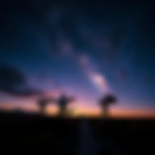Astronomers studying the fast-moving interstellar object 3I Atlas in the night sky, with telescopes pointed towards it.