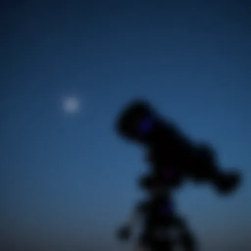 A clear astronomy photo showing a UAP in the night sky, captured with a telescope, with metadata displayed below the image.