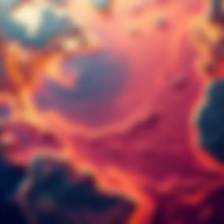 A map showing warm water currents in the Atlantic Ocean, highlighting critical areas at risk of collapse due to climate change.