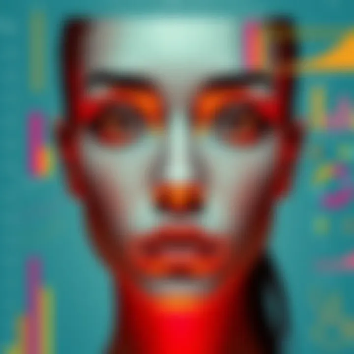 Visual representation of traits that define an attractive face, showing various beauty standards through charts and graphs.