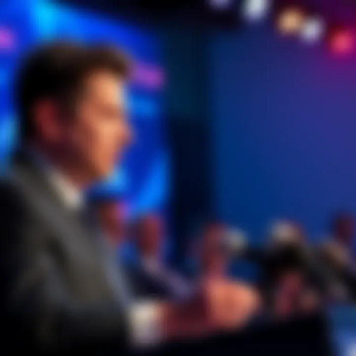 Avi Loeb at a press conference discussing allegations of fraud and funding for his projects