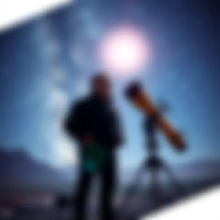 Avi Loeb standing near a telescope, discussing 3I/ATLAS and the search for intelligence in space