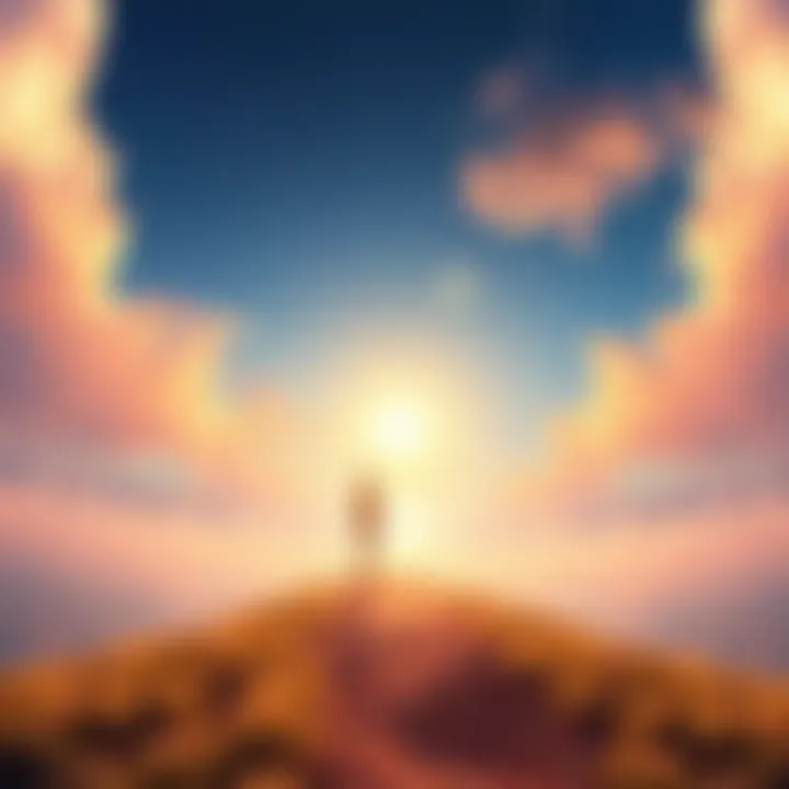 A serene landscape symbolizing transformation in perception and awareness