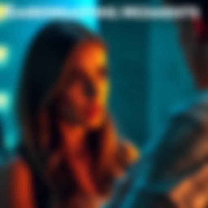 Awkward Flirting Moment A young woman looks embarrassed while talking to a boy, showing signs of a misstep in conversation.