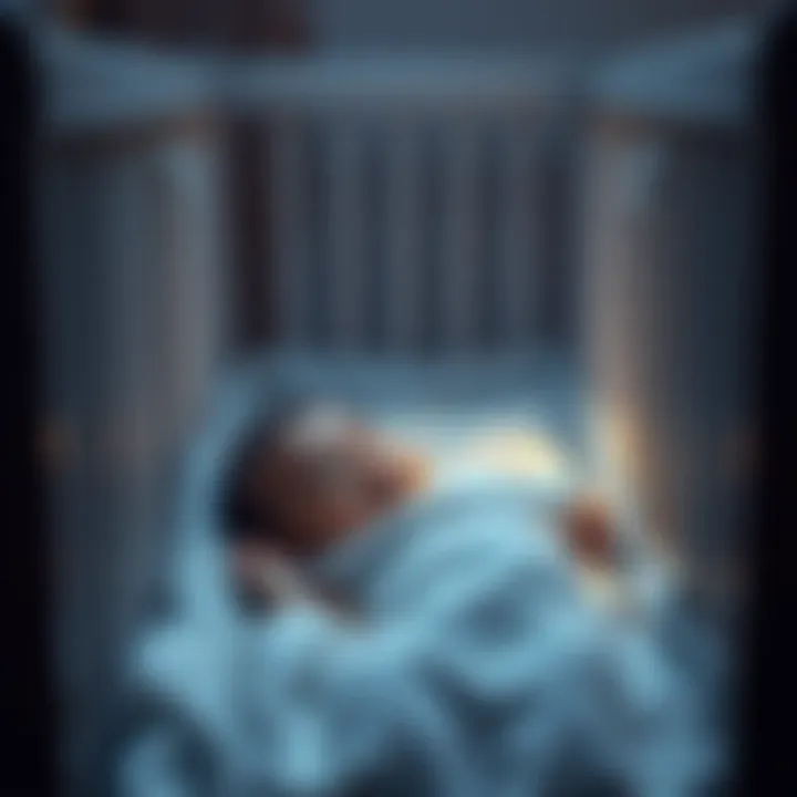 A baby peacefully sleeping in a crib, symbolizing new beginnings and the concept of starting life over.