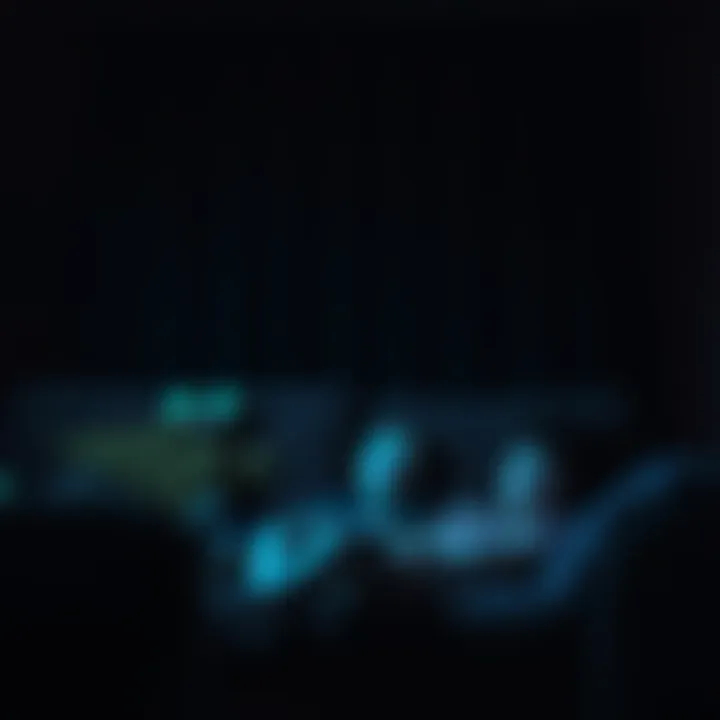 A babysitter looks uneasy in a dark room, hearing strange noises while watching two children asleep on the couch.