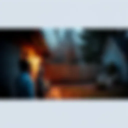 A backyard camera shows a surprising event occurring, with people discussing the footage.