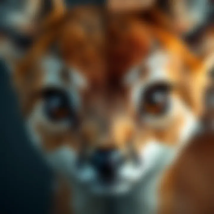 A side-by-side visual of eyes representing Bambi Doe and Siren Fox styles, showcasing their unique features and allure