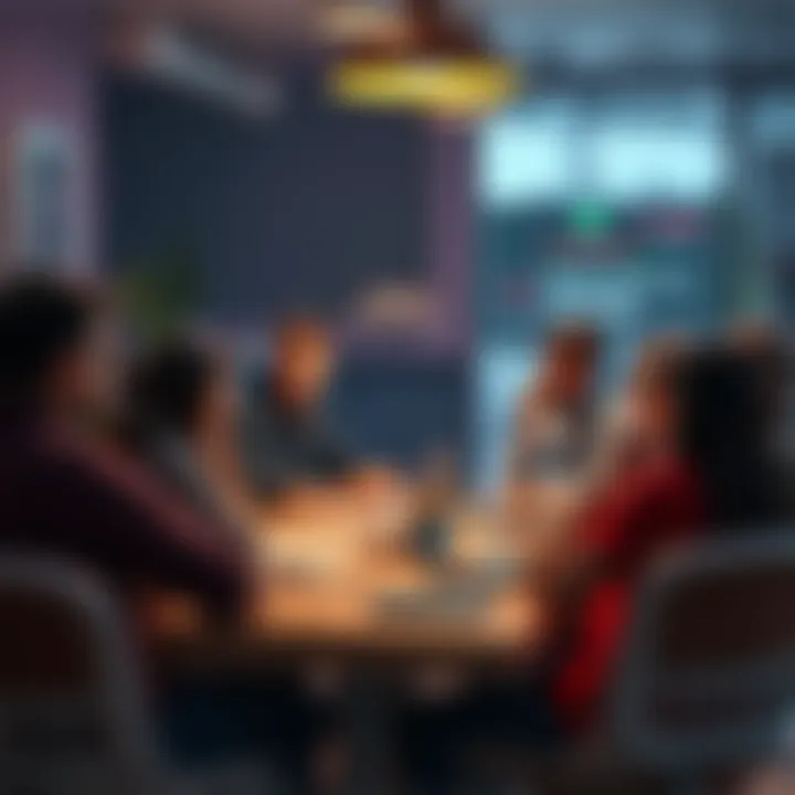 A community meeting discussing the proposed ban on low effort AI-generated posts, with members sharing their concerns.