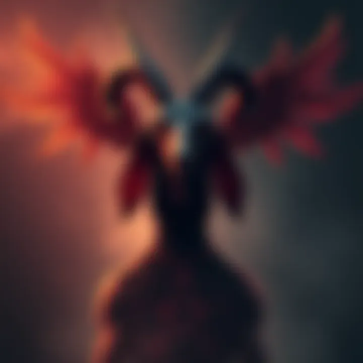 Illustration of Baphomet with a goat head, wings, and a pentagram, symbolizing various interpretations and historical meanings